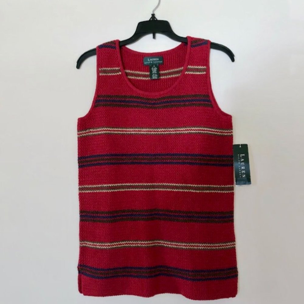 Lauren knit vest, Sleeveless blouse ✿